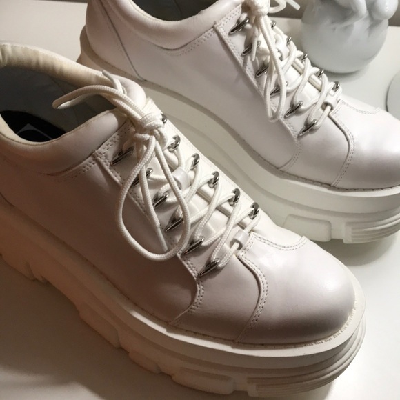 Zara Chunky Platform Shoe Size 9 - Picture 1 of 8